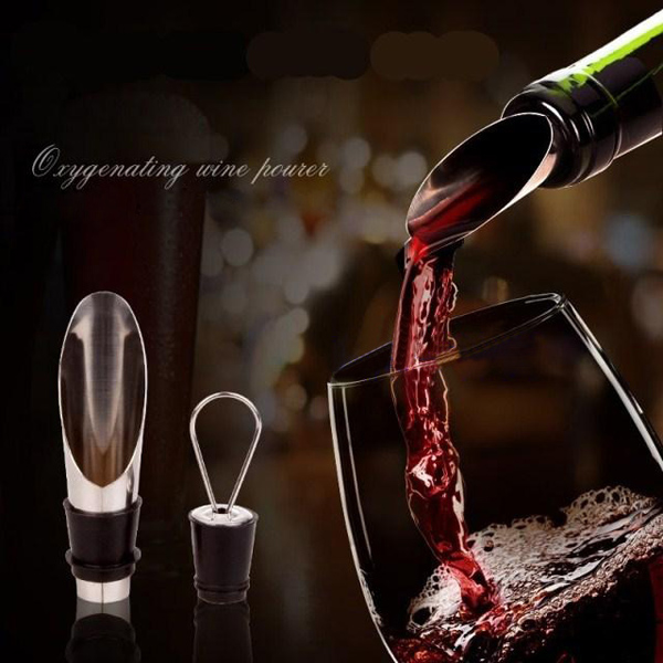 StainlessSteelWinePourersWineFunnelBottlePourerDumpingWineStoppersPlugBarTools-994187-1
