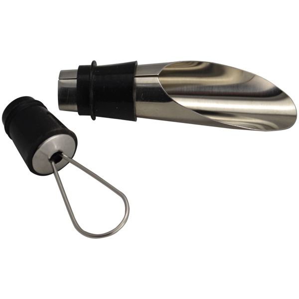 StainlessSteelWinePourersWineFunnelBottlePourerDumpingWineStoppersPlugBarTools-994187-4