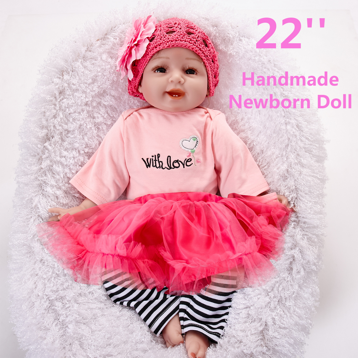 22inchSiliconeRebornBabyDollsGirlLifelikeBabyNewbornDollHandmadeGift-1260064-7