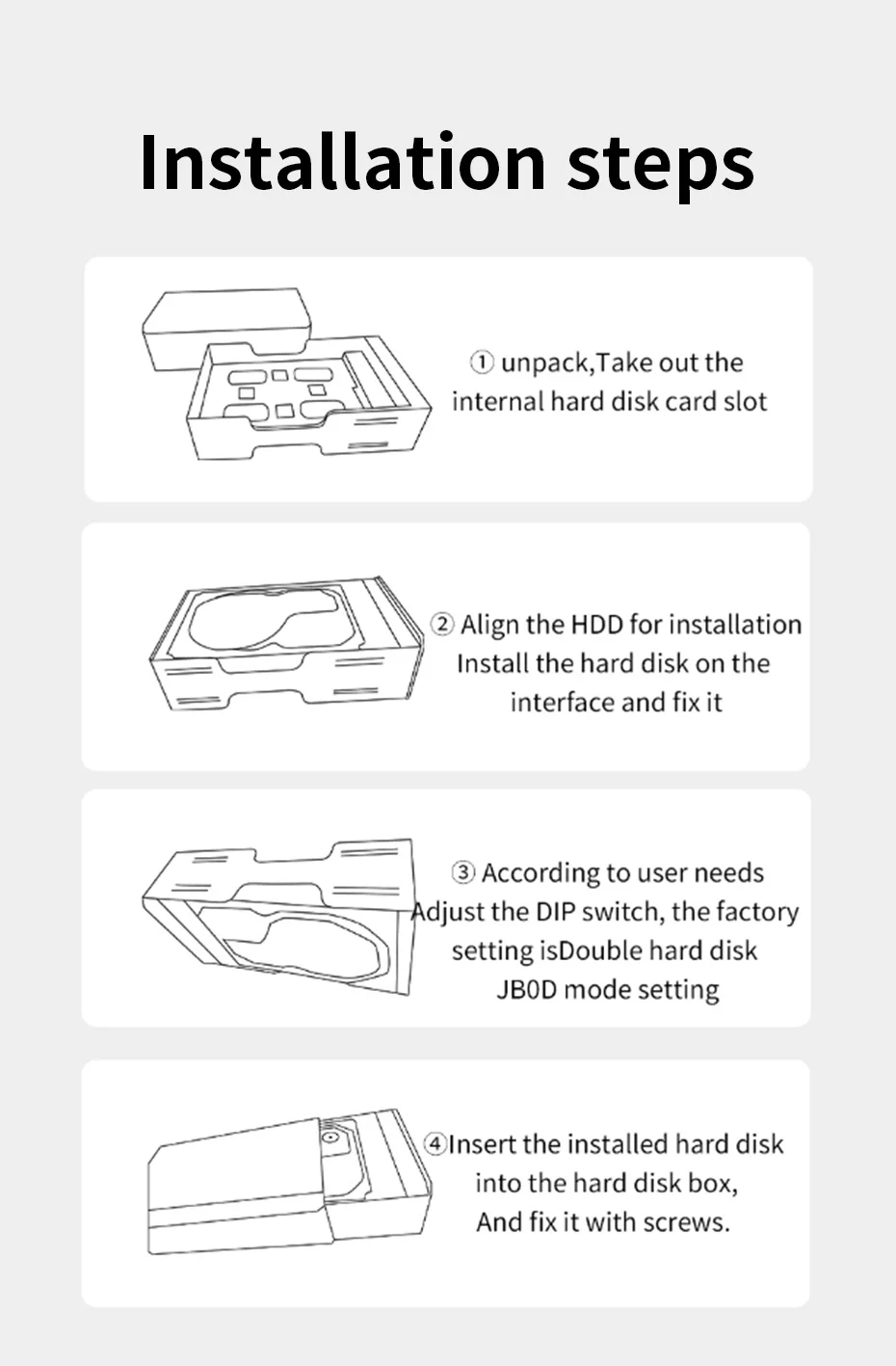 AcasisEC-7352HDDCase25inchUSB30DualBayExternalHardDriveEnclosureCaseHDArraySATAtoUSBHardDiskArraywit-2001627-9