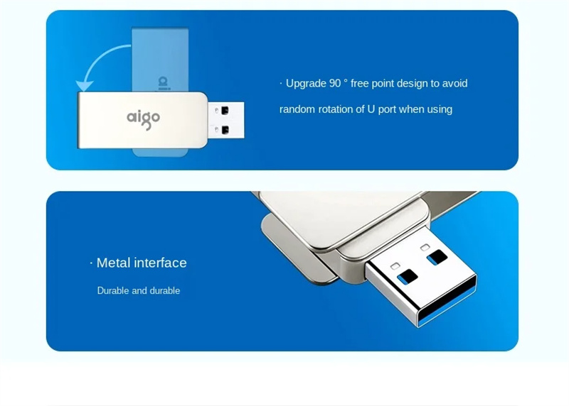 AigoU330128GBUSB30FlashDriveHigh-SpeedMetalRotatingPendriveMiniPortableUDiskforPhoneTabletComputer-2001637-12