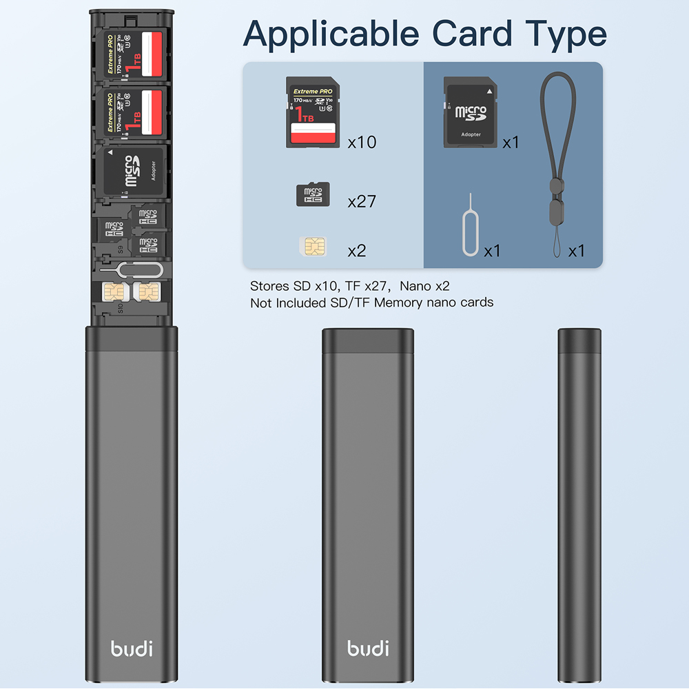 BUDI30SlotsMemoryCardCaseStorageBoxCaseMicroSDSIMSDCardHolderMulti-functionalPhoneHolderShock-proofB-1980515-2