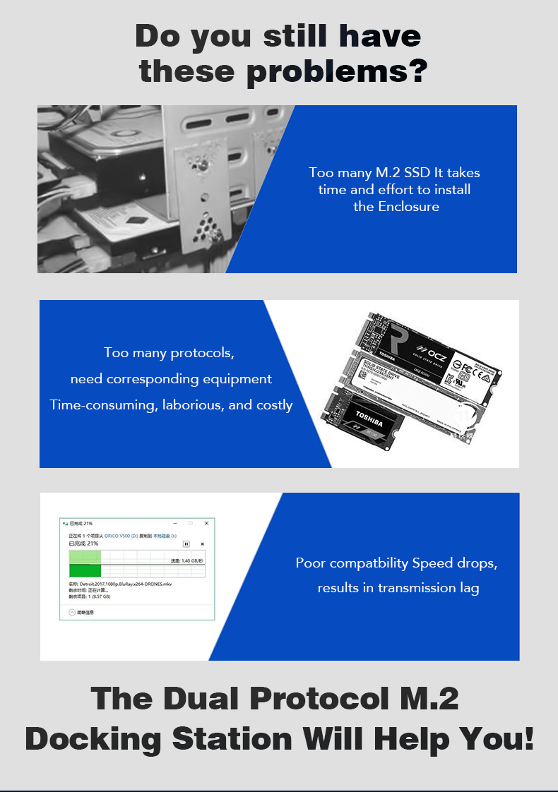 BlueendlessSD03M2SSDBoxBaseAdapterSATANVMeSSDDualProtocolSolidStateType-CMobileHardDiskEnclosure-2003498-2