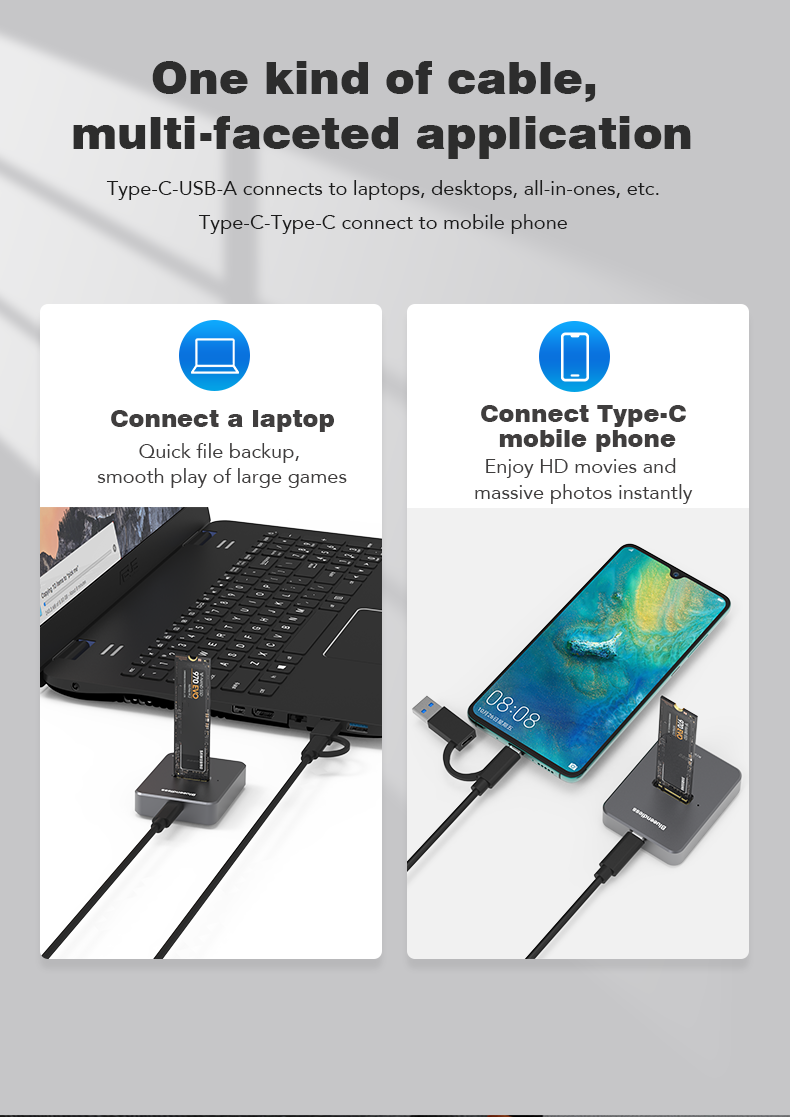 BlueendlessSD03M2SSDBoxBaseAdapterSATANVMeSSDDualProtocolSolidStateType-CMobileHardDiskEnclosure-2003498-9