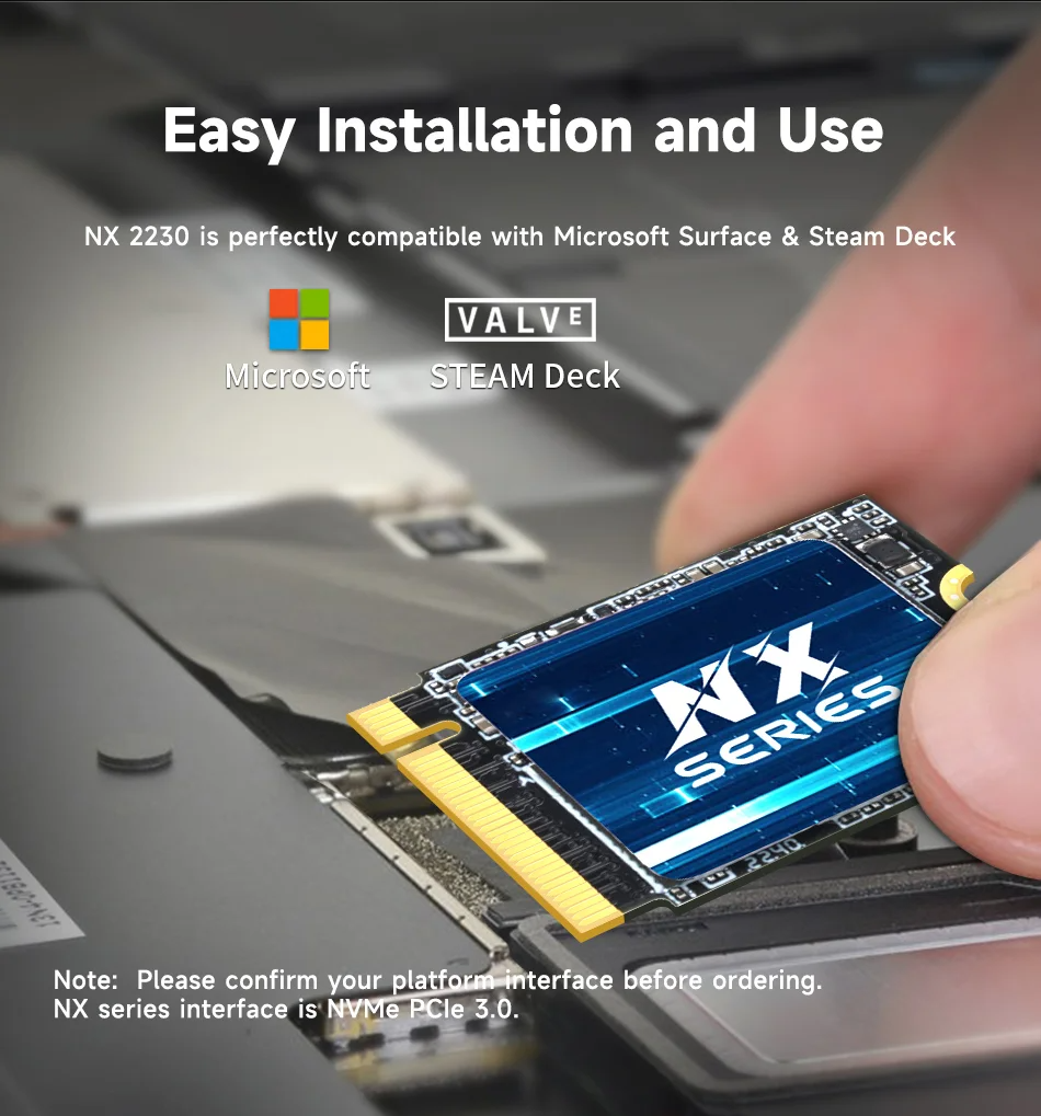 KingSpecM2NVMe2230SSD512GB1TBPCIe30HardDriveDiskInternalSolidStateDriveforSteamDeck-2014846-7