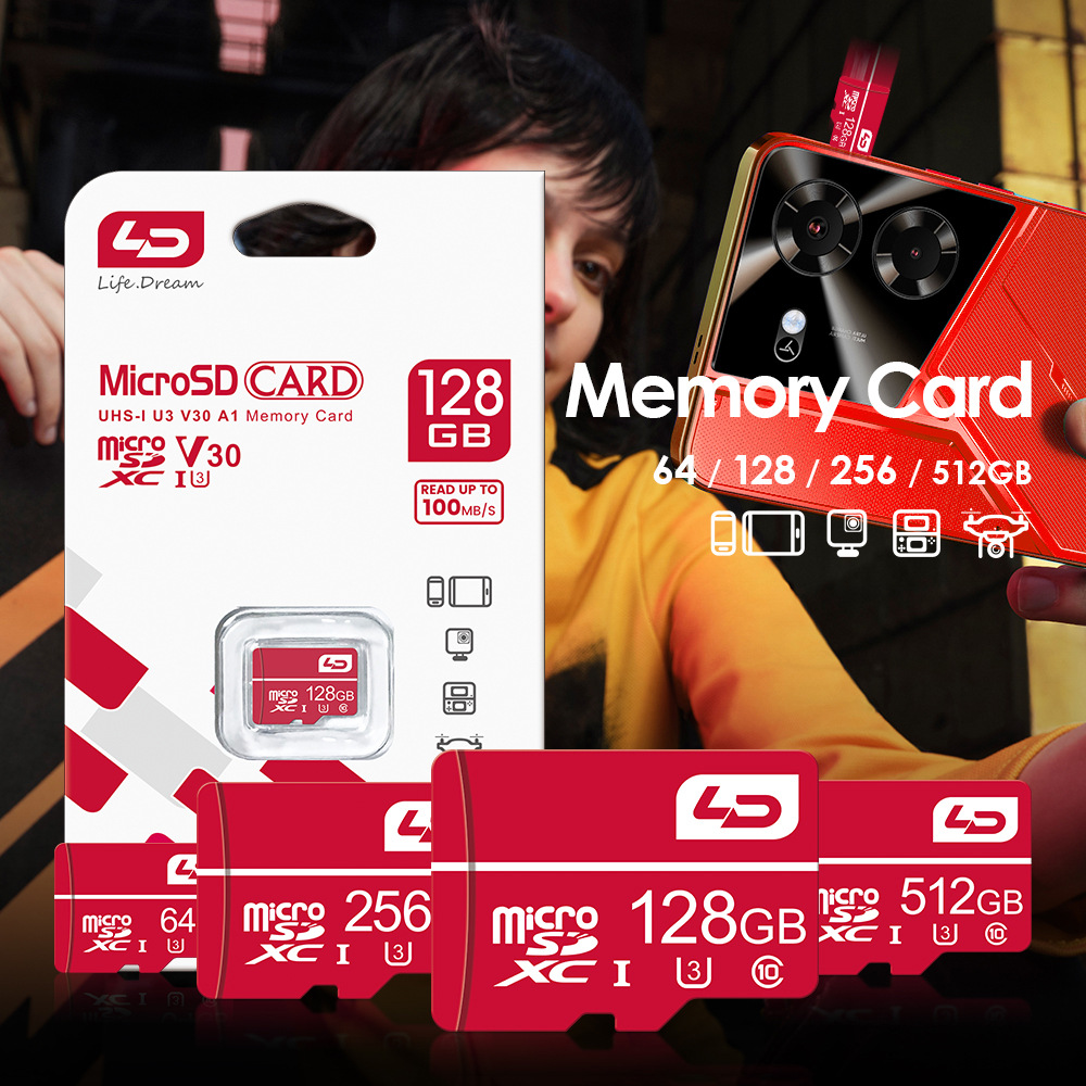 LD256GClass10HighSpeedTFMemoryCardMicroSDCardFlashCardSmartCardforPhoneCameraDrivingRecorder-2001579-1