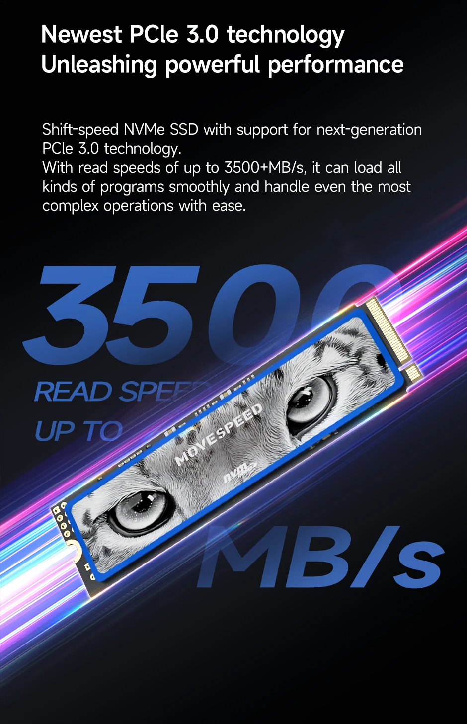 MOVESPEEDM2NVMe2280SSD1TB512GB256GBM2PCIe30x43500MBsInternalSolidStateDriveforLaptopPC-2014181-5