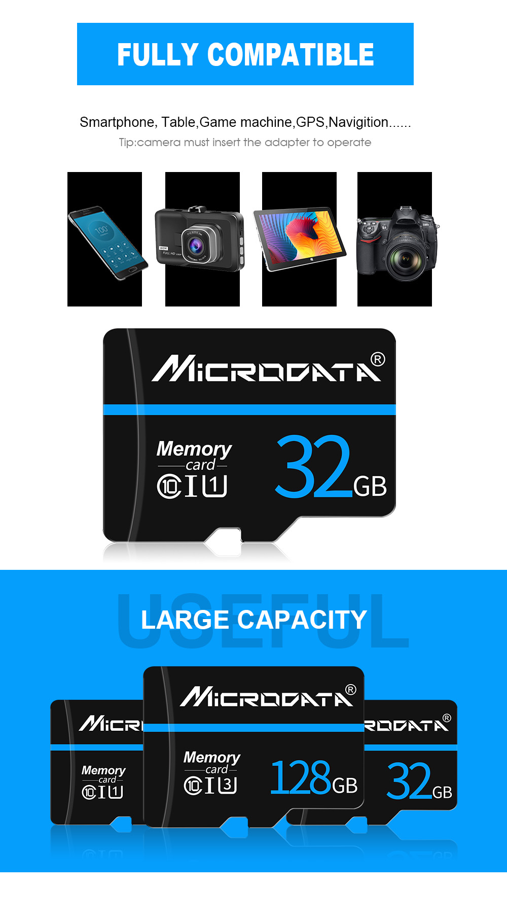 MicroDriveClass10MiniSDCardTFMemoryCard16GB32GB64GBMicroSDCardFlashCardSmartCardforPhoneCameraDrivin-1980220-4