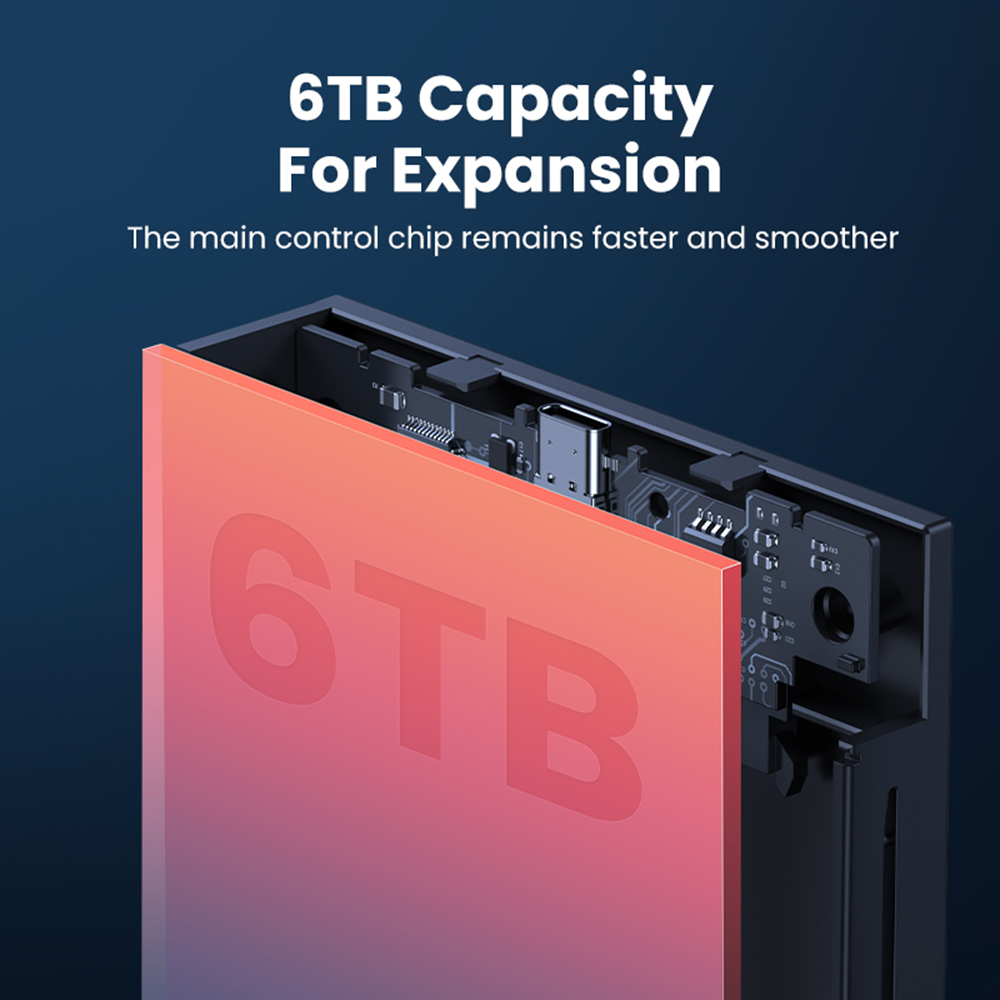 UGREEN25inchSATAHardDriveEnclosureUSB30Micro-B30ExternalSolidStateDiskBox5Gbps6TBMaxHDDSSDMobileHard-1950906-7