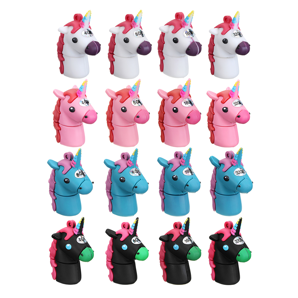 USBFlashDrive4GB8GB16GB32GBCuteUnicornCartoonHorseModelUSB20MemoryStickPendriveUSBStickFlashDriveGif-1707809-2