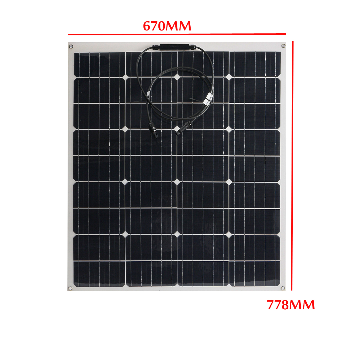 100W18VHighlyFlexibleMonocrystallineSolarPanelTileMonoPanelWaterproof-1682626-9