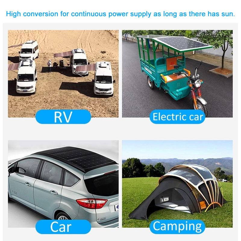 100WSolarPanelKit12VBatteryCharger10-100ALCDControllerForCaravanVanBoat-1822095-8