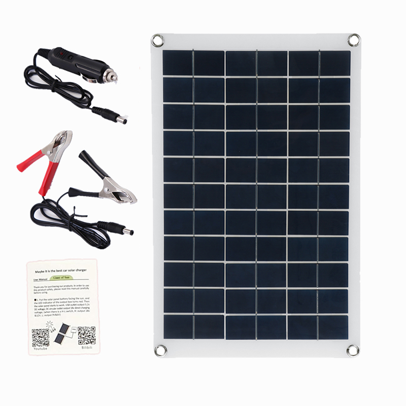 100WSolarPanelKit12VBatteryCharger10-100ALCDControllerForCaravanVanBoat-1822095-10