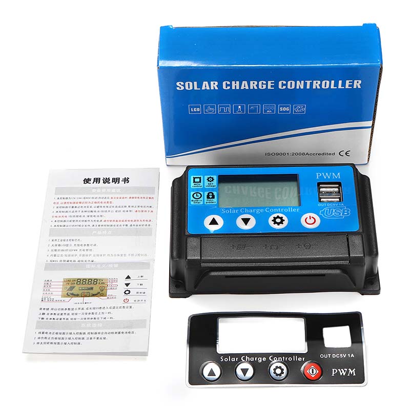 1020304050APWMSolarControllerLCDSolarChargeControllerAccuracySolarPanelBatteryRegulator-1977277-3