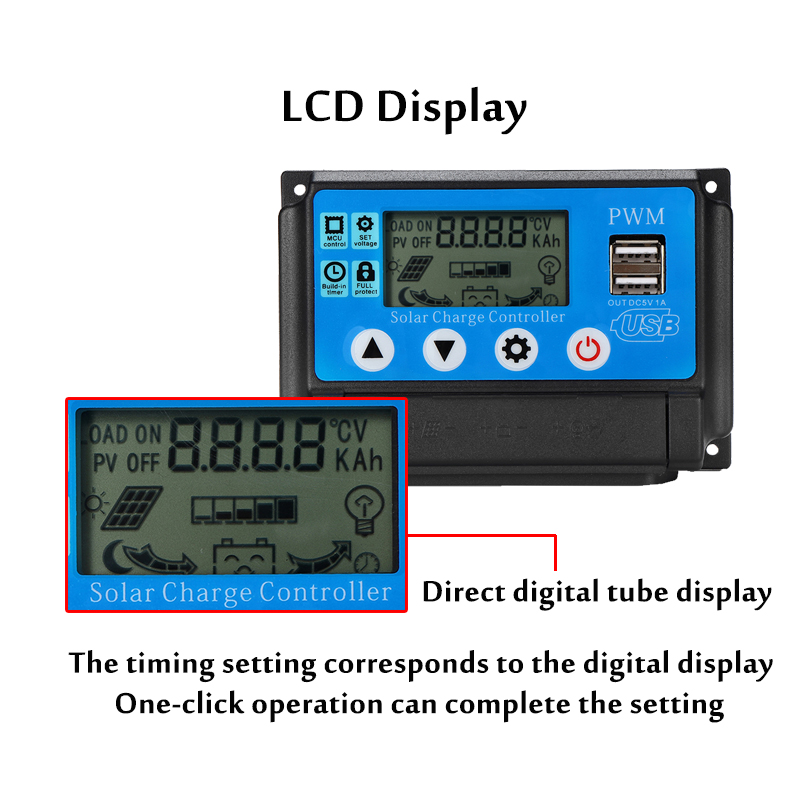 1020304050APWMSolarControllerLCDSolarChargeControllerAccuracySolarPanelBatteryRegulator-1977277-4