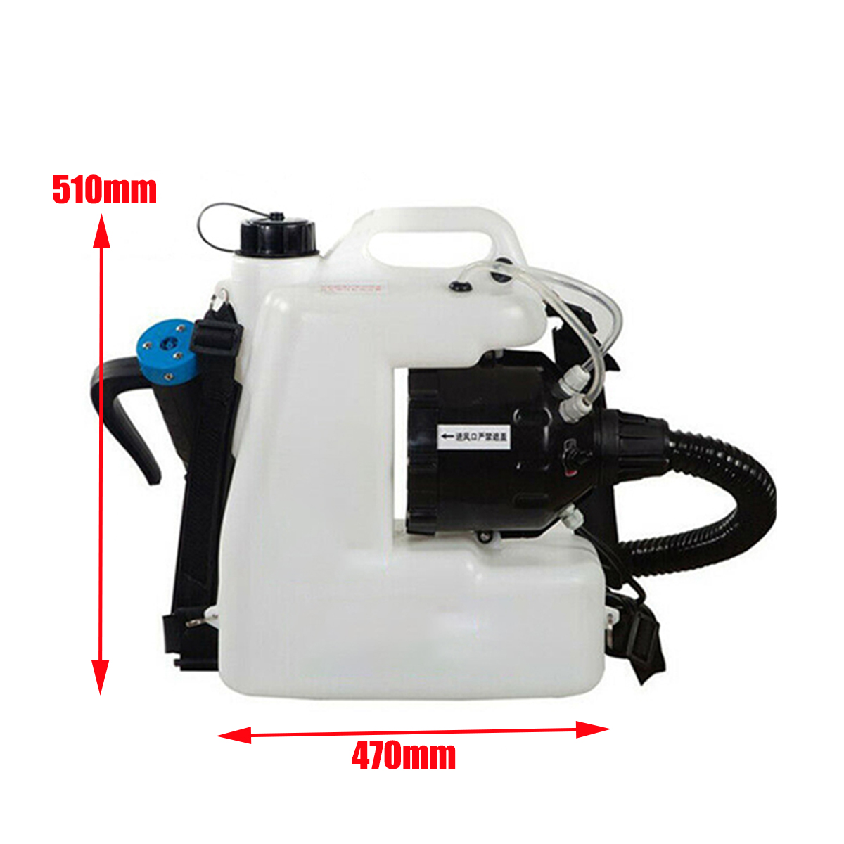 110V220VElectricULVFogger1400WElectricSprayDisinfectionMachine12L-1674814-8