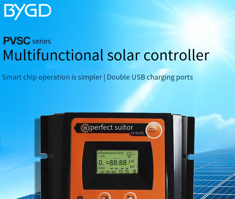 12V24VEfficientPWMSolarController30A50A70AforOff-GridSystemsDurableABSandAluminiumAlloyConstruction-1994807-1