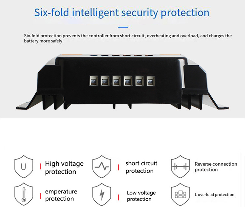 12V24VEfficientPWMSolarController30A50A70AforOff-GridSystemsDurableABSandAluminiumAlloyConstruction-1994807-5