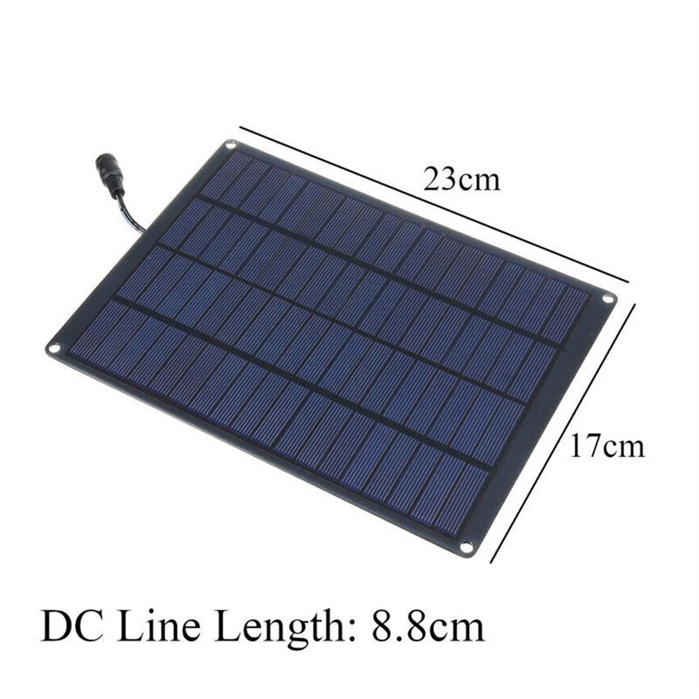 18V10WMonocrystallineSolarPanelChargerHighEfficiencyPerfectforOutdoorCampingandHikingCarEmergencyPow-1994491-8