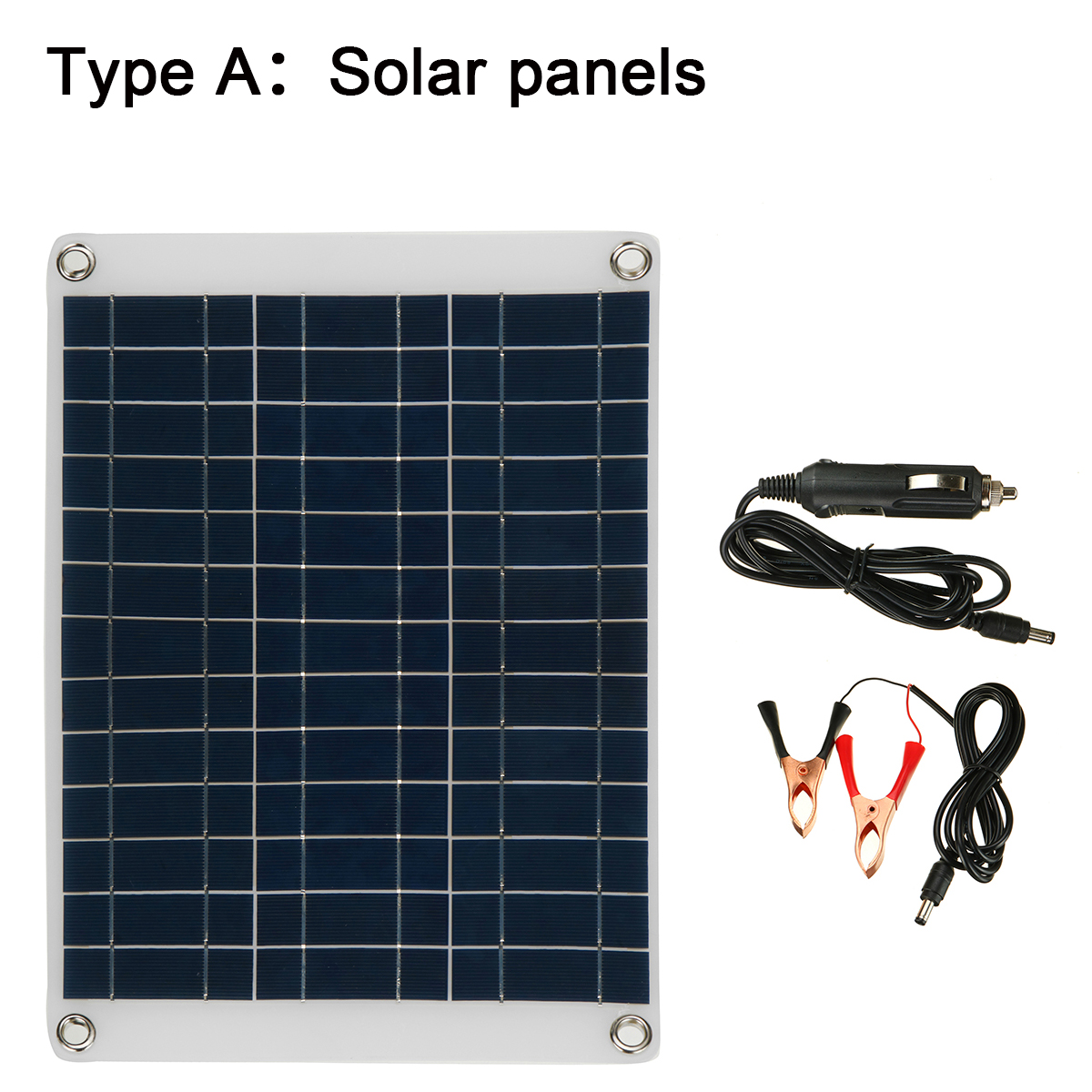 20W12V5VPolycrystallineSolarPanelKitBatteryChargerPortableSolarPanelforCarBoatVan-1910550-7