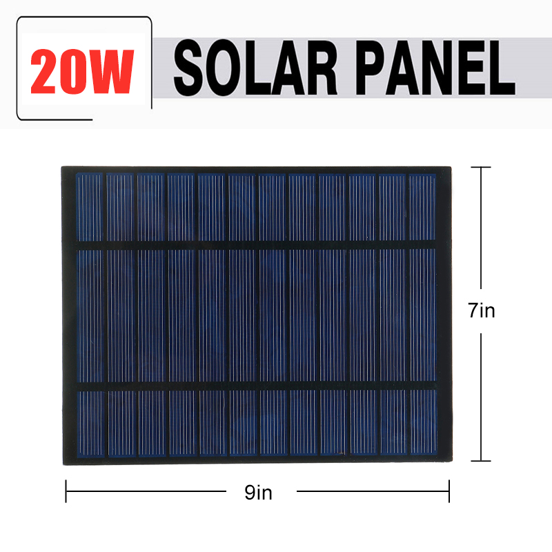 20W12VSolarPanelSolarFanFramedSolarPanelModuleDIYPortableCharging-1975614-1