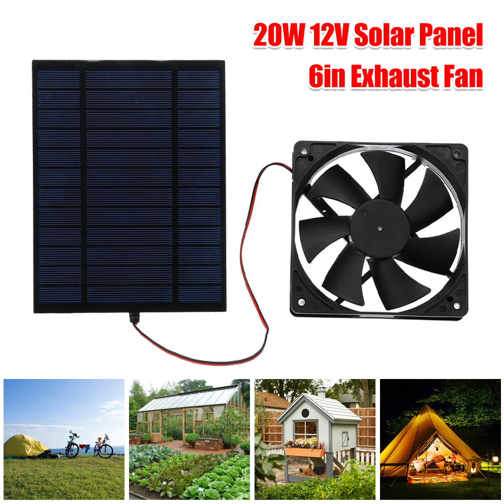 20W12VSolarPanelSolarFanFramedSolarPanelModuleDIYPortableCharging-1975614-2