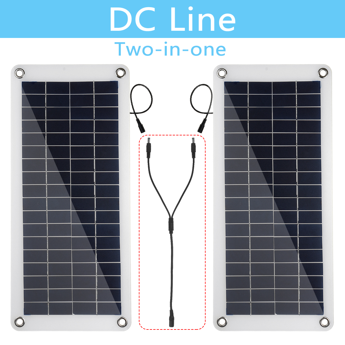 250WMaxPortableSolarPanelKitDualDCUSBChargerKitSingleCrystalSemi-flexibleSolarPowerPanelw60A100ASola-1827860-3