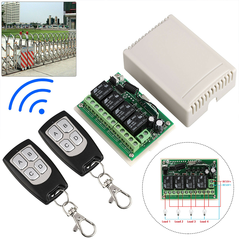 2Transmitter12V4CHChannelRelayRFWirelessRemoteControlSwitchReceiver-1777799-11