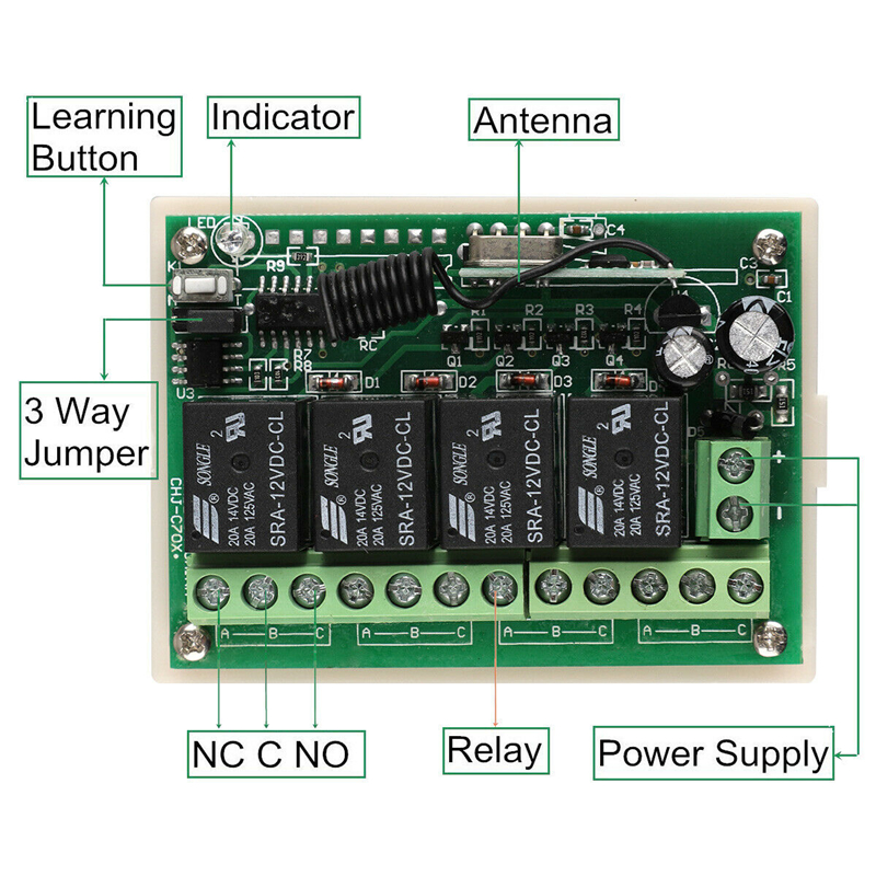 2Transmitter12V4CHChannelRelayRFWirelessRemoteControlSwitchReceiver-1777799-4