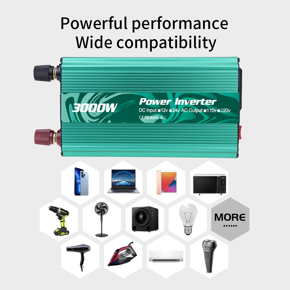 3000WPowerInverterDC12V24VToAC110V220VTransformerwithUSBUniversalSocketChargeforRVModifiedSineWaveGr-1985761-5