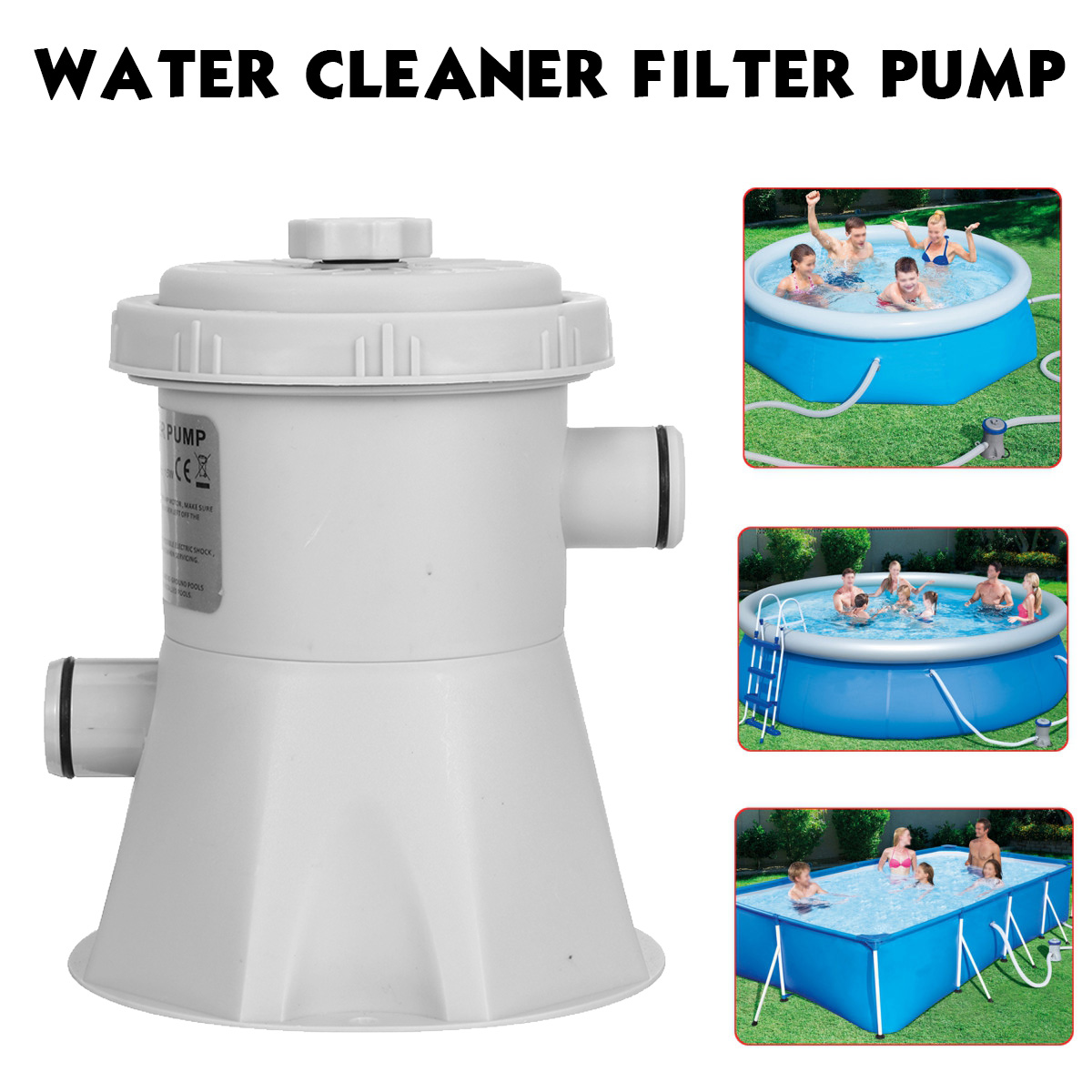 300GALElectricSwimmingPoolFilterPumpForAboveGroundPoolsCleaningTools-1698374-2