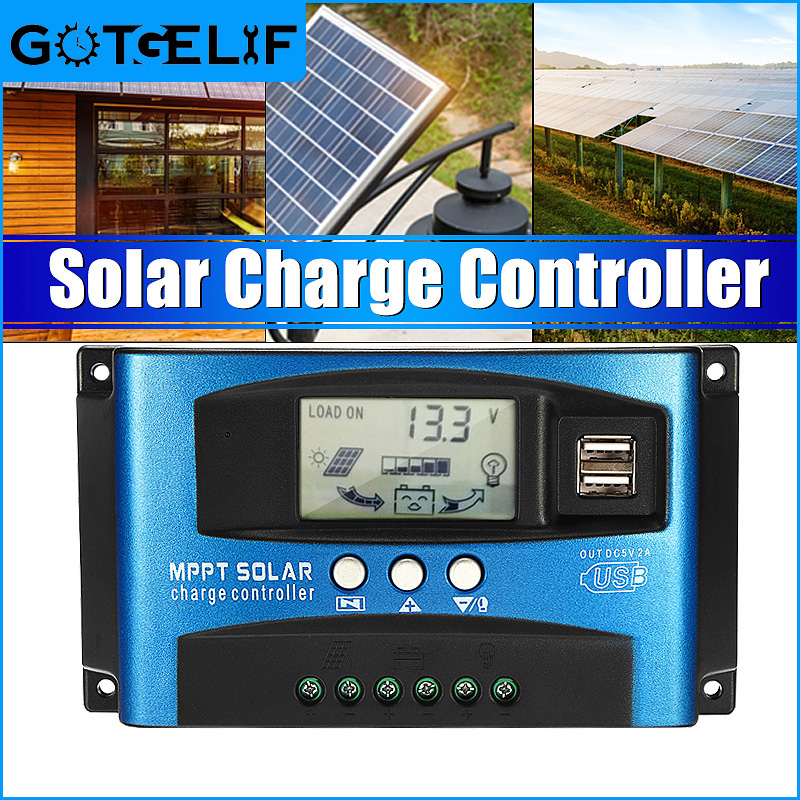 30405060100AMPPTSolarControllerLCDSolarChargeControllerAccuracyDualUSBSolarPanelBatteryRegulator-1351748-1