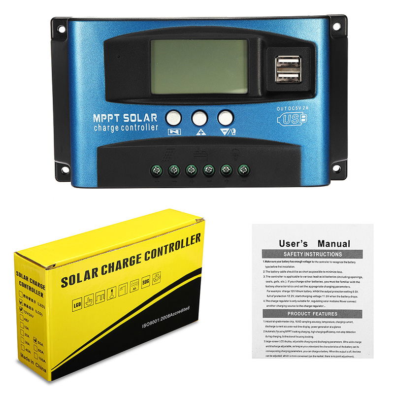 30405060100AMPPTSolarControllerLCDSolarChargeControllerAccuracyDualUSBSolarPanelBatteryRegulator-1351748-6