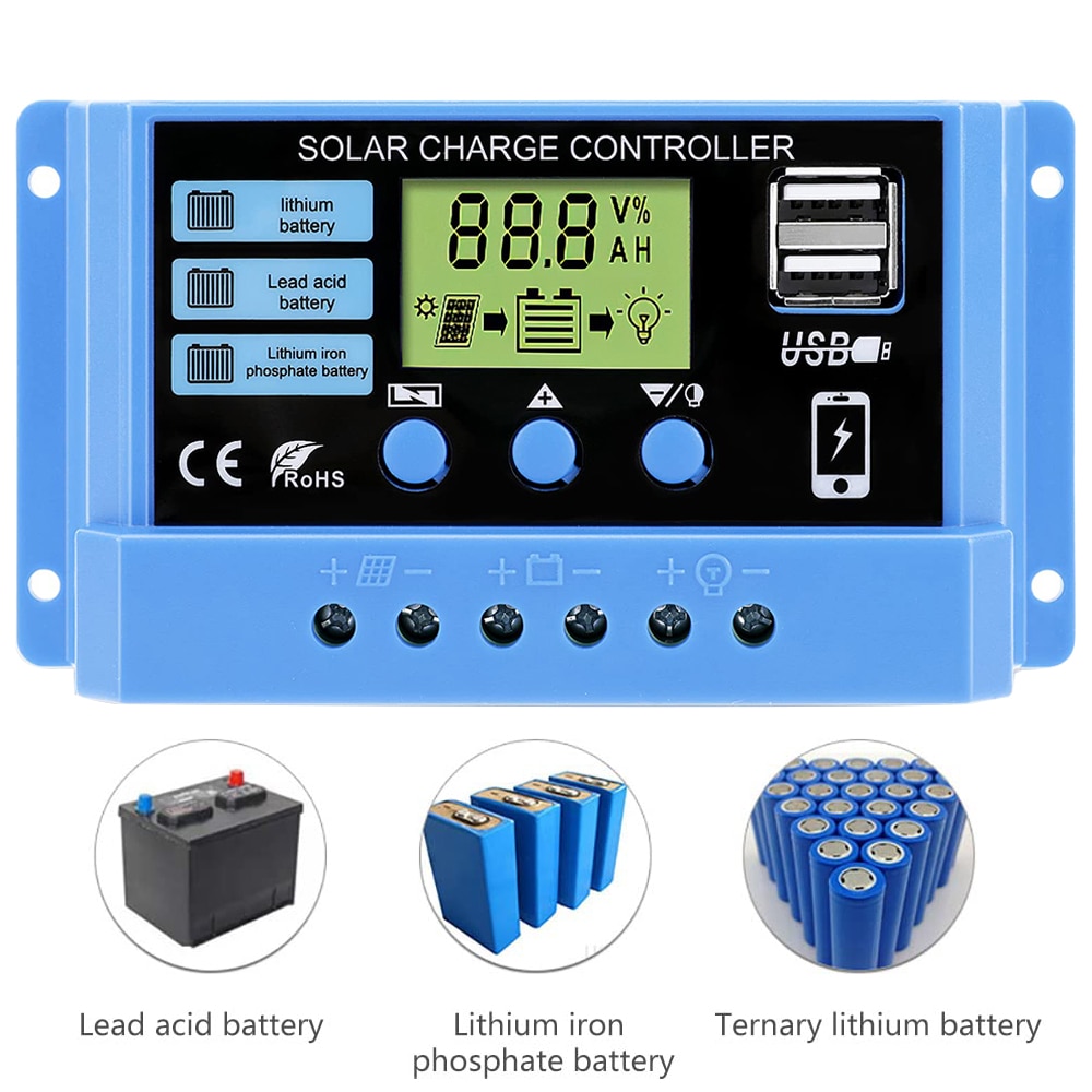 30A20A10ASolarChargeController12V24VAutoSolarPanelPVLCDControllerForLead-AcidBattery-1980578-1