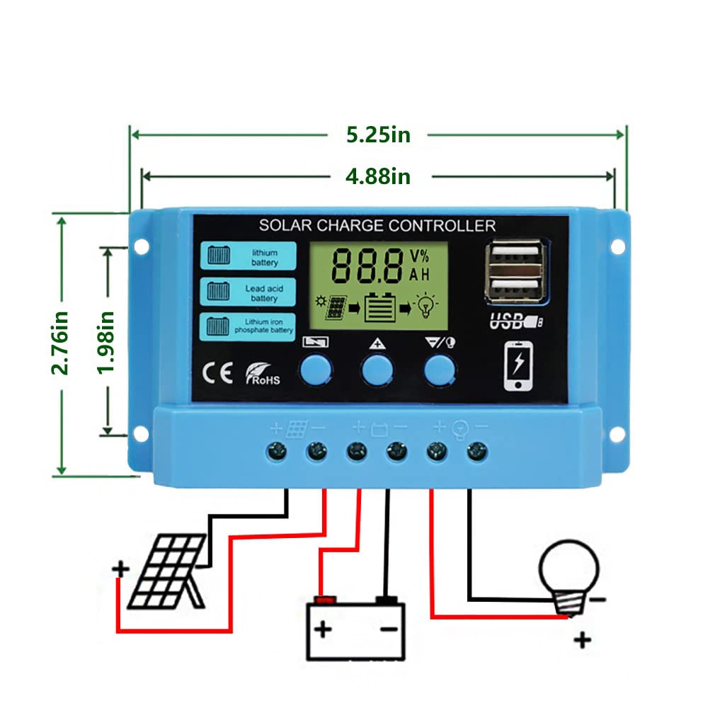 30A20A10ASolarChargeController12V24VAutoSolarPanelPVLCDControllerForLead-AcidBattery-1980578-4