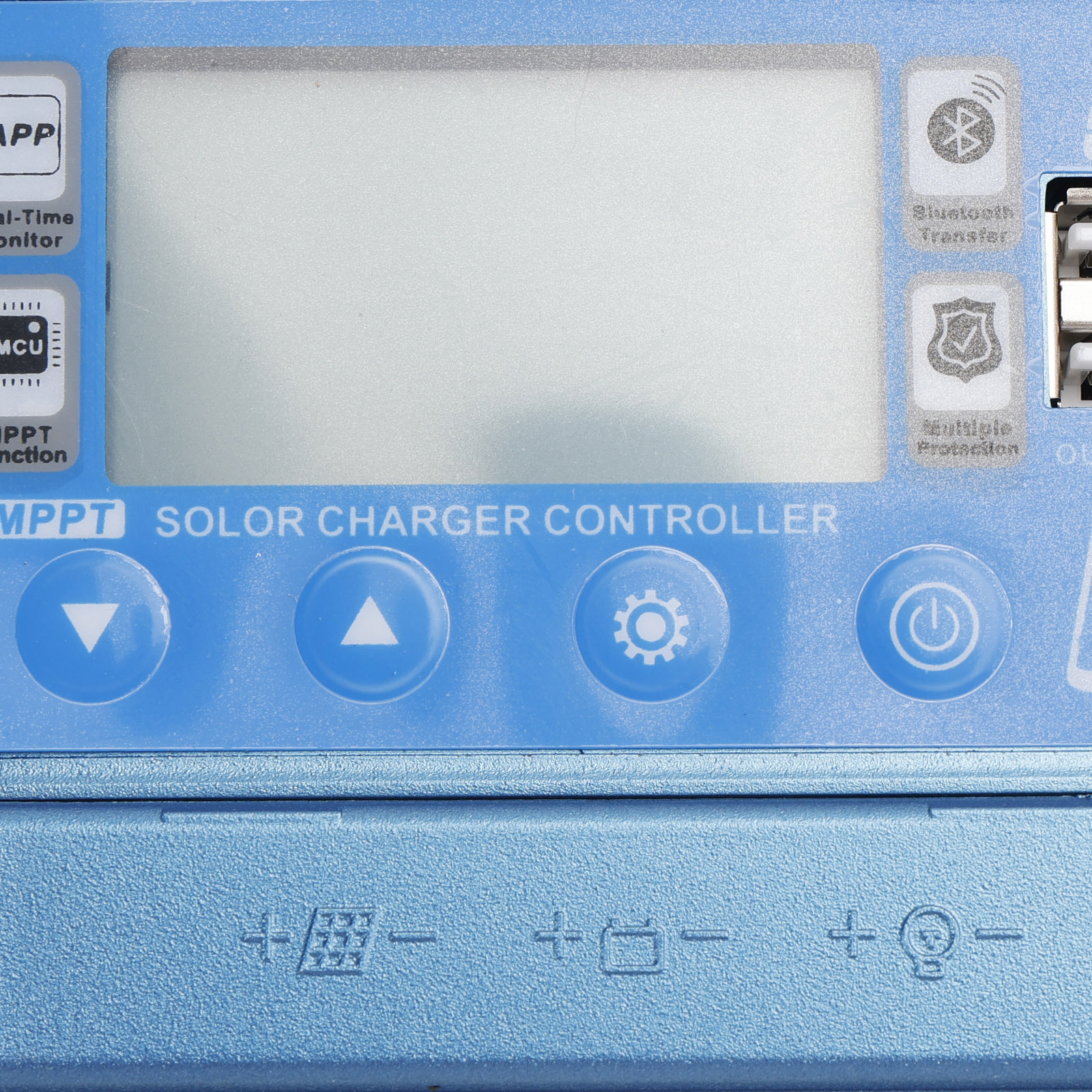 30A40A50A60A100AMPPTBluetoothAPPSolarChargeControllerwithRatedChargeCurrentUniversalBatteryCompatibi-2015428-4