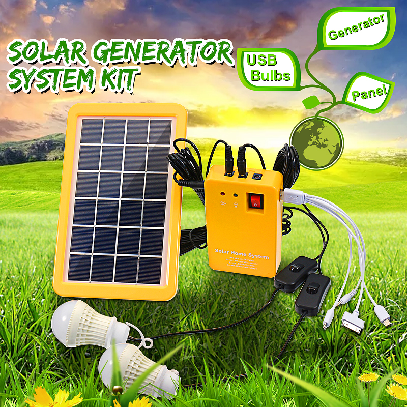 3WSolarPoweredSystemSolarPanelChargingGenerator5VUSBPowerGenerationSystemwith2Bulbs-1275563-1