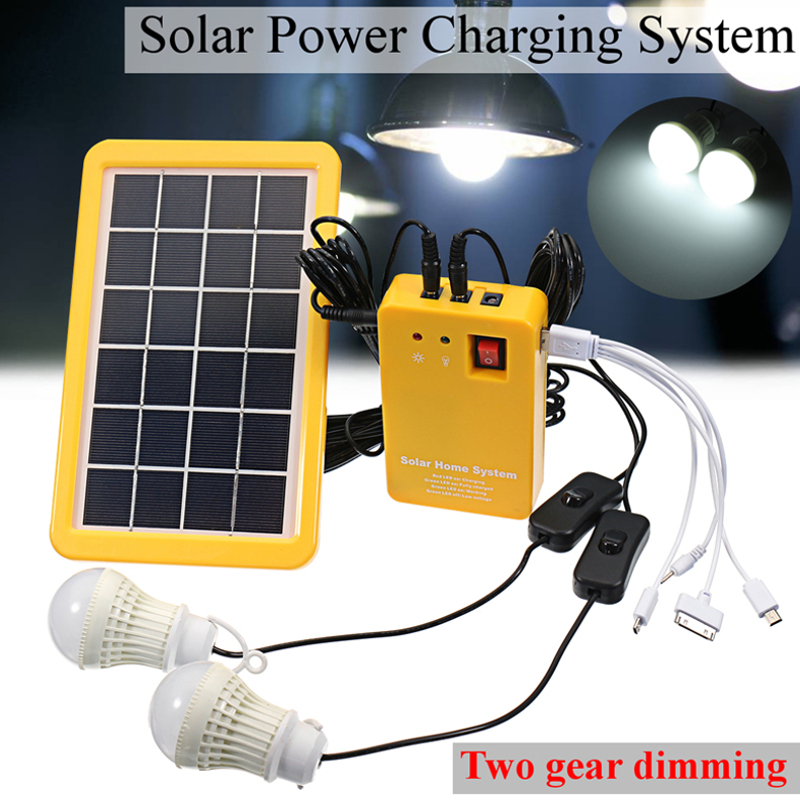 3WSolarPoweredSystemSolarPanelChargingGenerator5VUSBPowerGenerationSystemwith2Bulbs-1275563-2