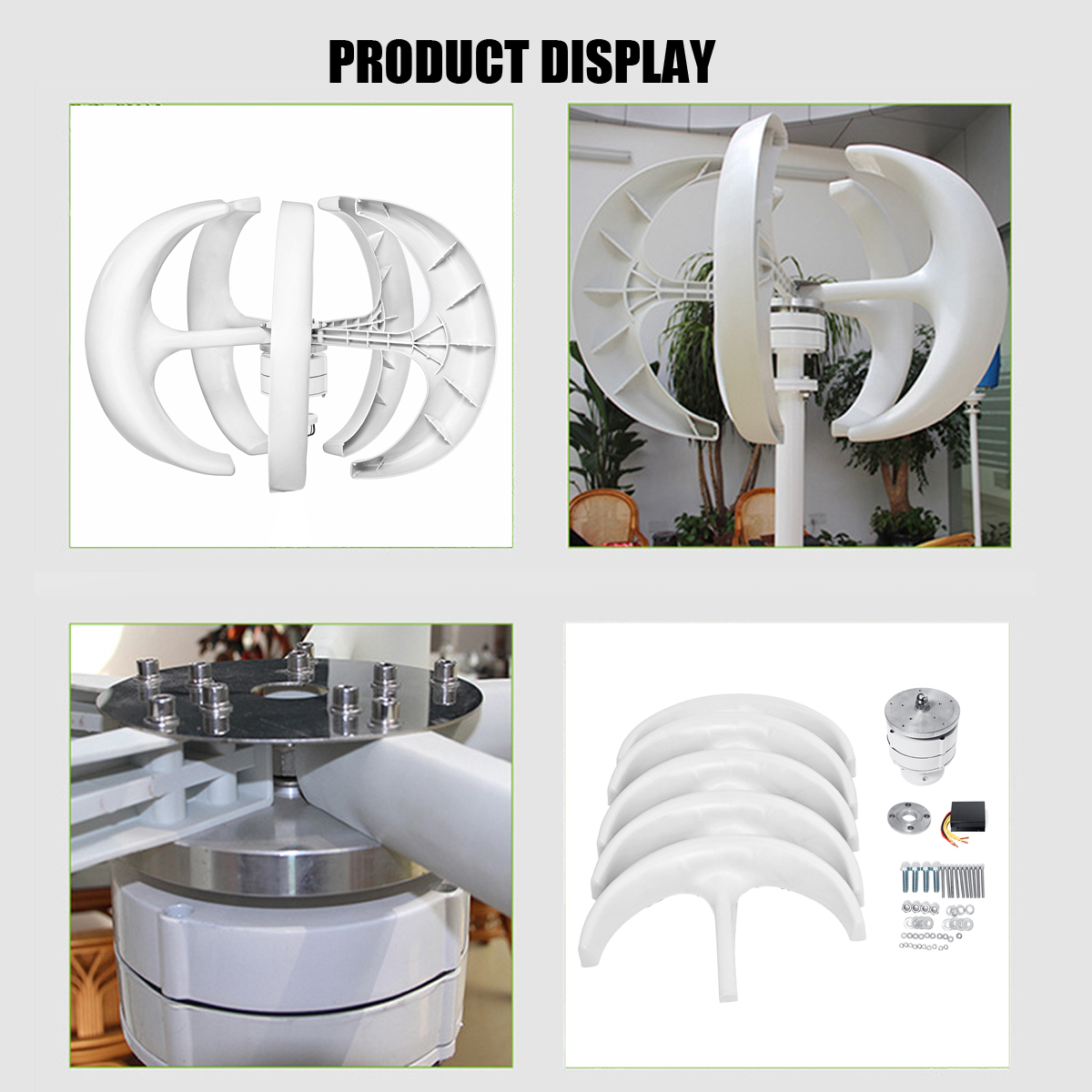400W12V24V5BladesLanternsWindTurbineGeneratorVerticalAxisWindmillWithController-1547040-6