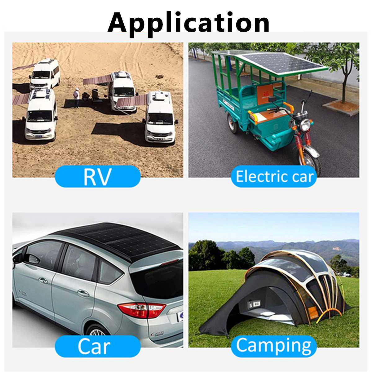 40W12VSolarPanelKit60A100ABatteryChargerControllerCampingRVCaravanBoat-1918504-8