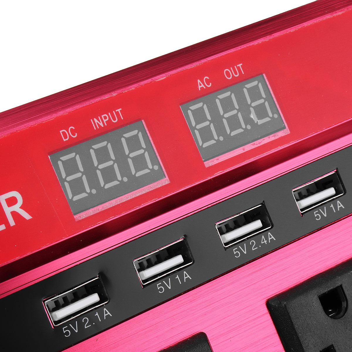 5000W12V24VDCto110V220VACSolarPowerInverterLEDModifiedSineWaveConverterRed-1287104-7