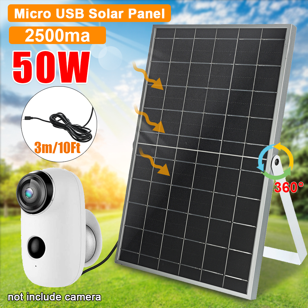 50WPortableSolarPanelDualDCUSBChargerKitSolarPowerPanelMicroUSBChargerwith3mCable-1927187-1