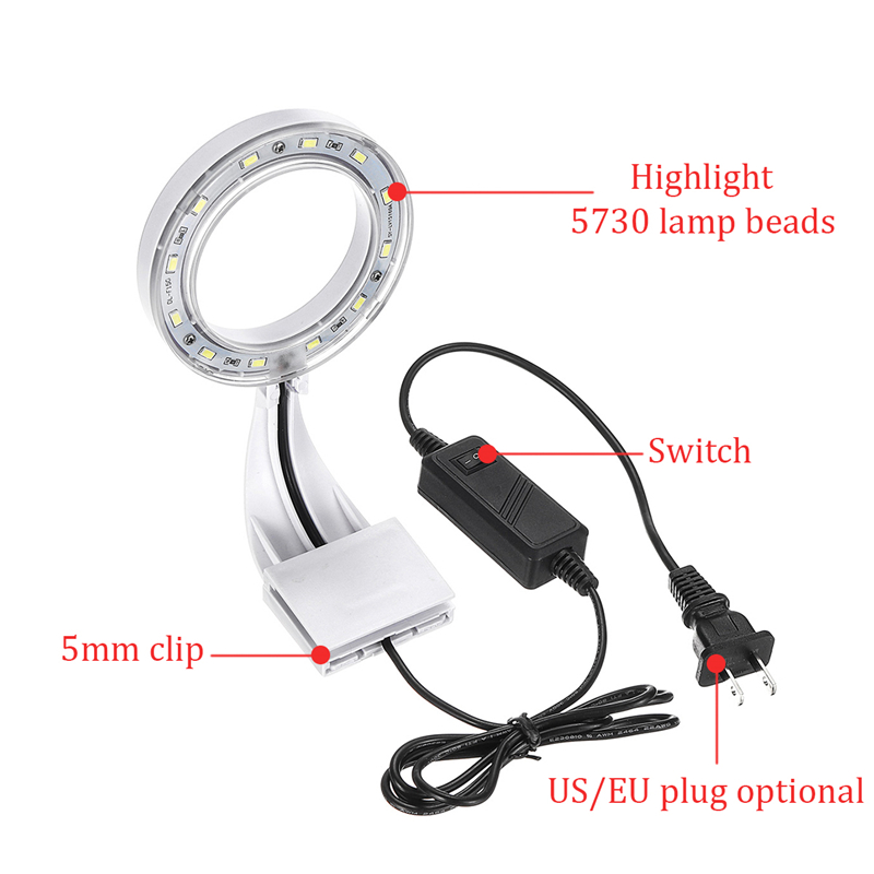 5WAC80-240VMiniFishTankClipLamp12LEDAquariumLightClip-onFishTankLight-1509184-4