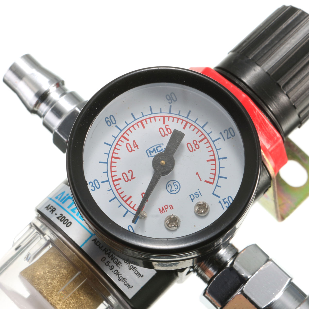 AFR-200014AirCompressorFilterWaterSeparatorTrapToolsKitRegulatorGauge-1043338-9