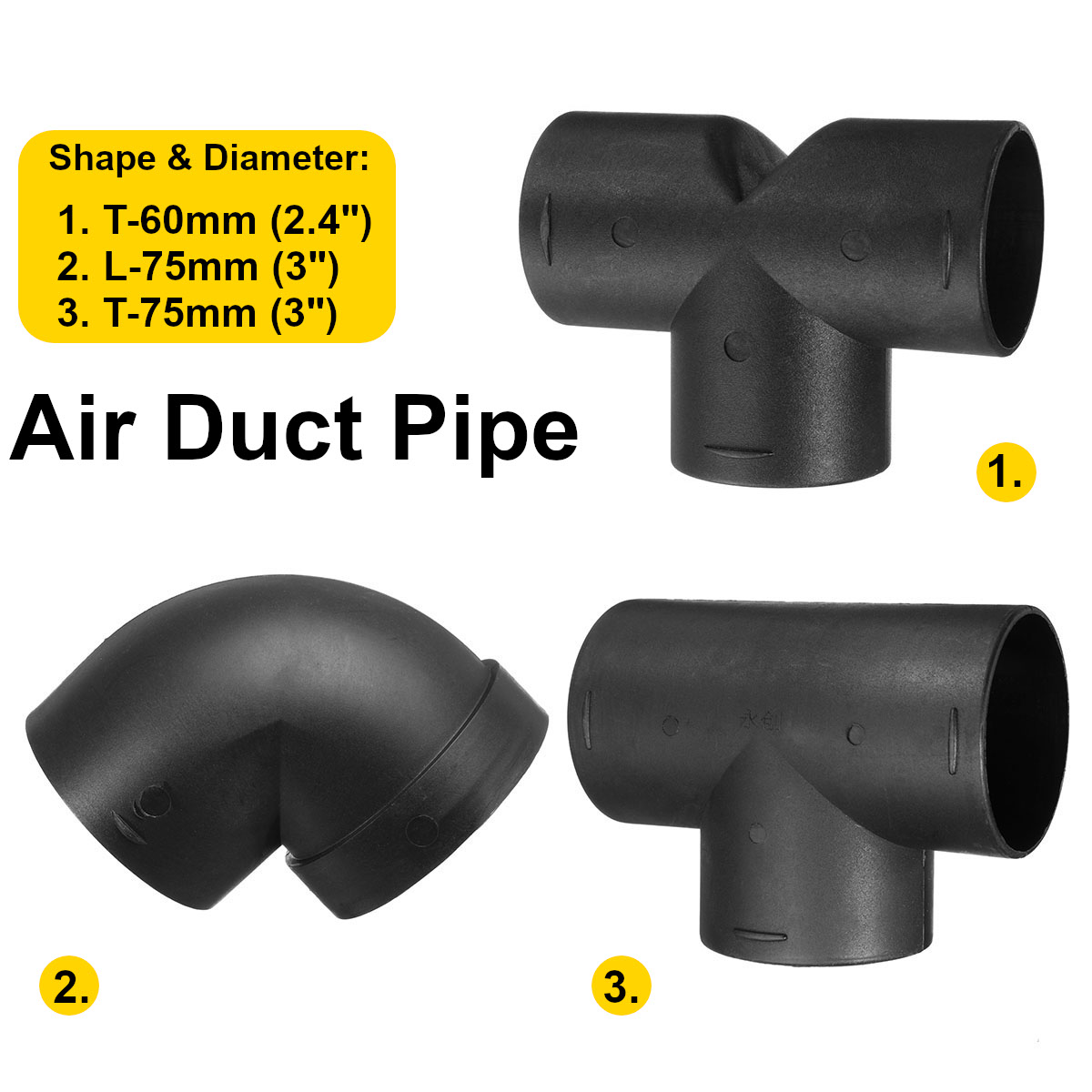 AirVentElbowDuctingPipe60mm24Inch75mm3InchDiameterforWebastoEberspaecherAirDieselParkingHeater-1478942-1