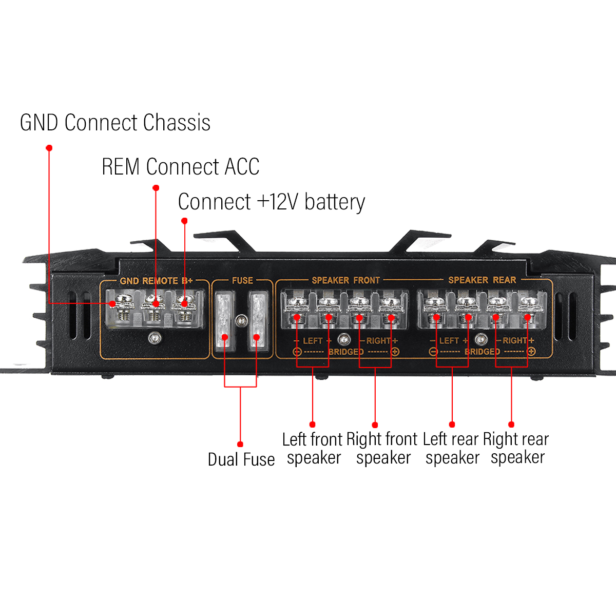 DC12V5800W4ChannelBassPowerAmplifierNondestructiveSupport4Speakers-1420127-3