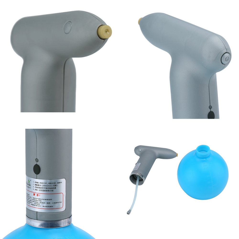 DC4V1000MLElectricWateringCanHand-heldHighPressureSprayerforWateringFlowers-1410448-3