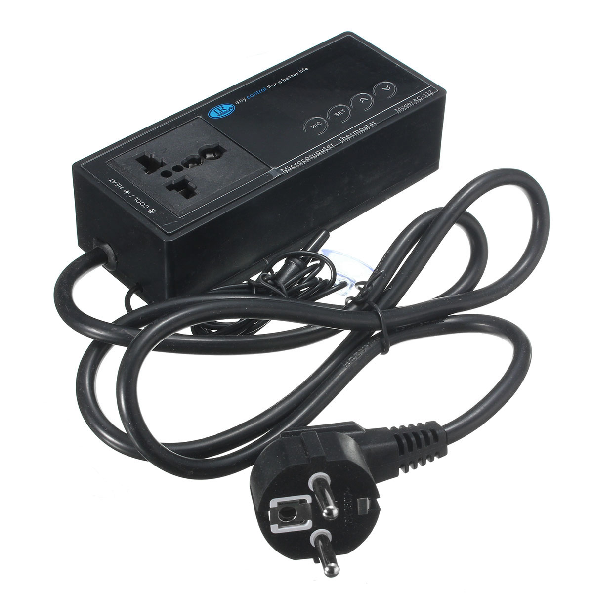 E27DigitalReptileThermostatHeatingControlwith220V75mmDiaCeramicHeatEmitterLampBulbsEU-1263073-3