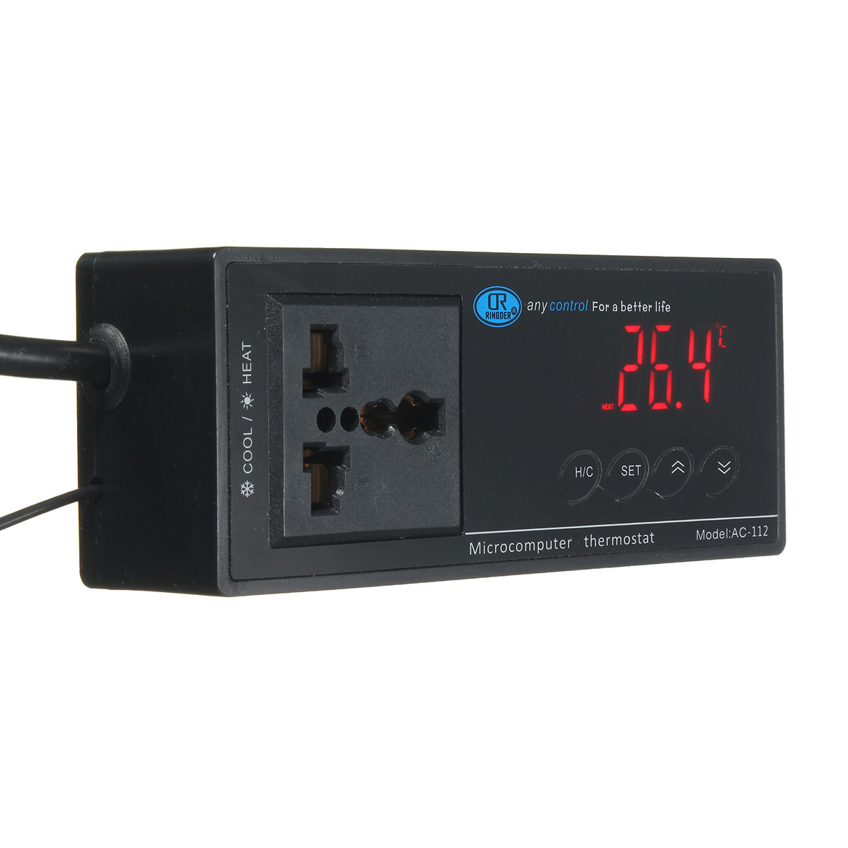 E27DigitalReptileThermostatHeatingControlwith220V75mmDiaCeramicHeatEmitterLampBulbsEU-1263073-8
