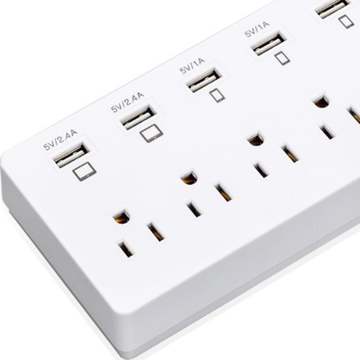 ELEGIANT5V1A24A6PortUSBFastCharger6USJackPlugPowerAdapterSwitchingSocket-1294500-2